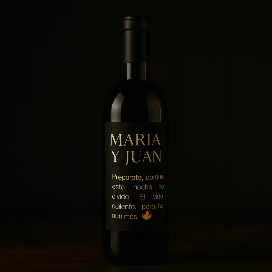 Botella personalizada para revivir la pasión - Imagen 3